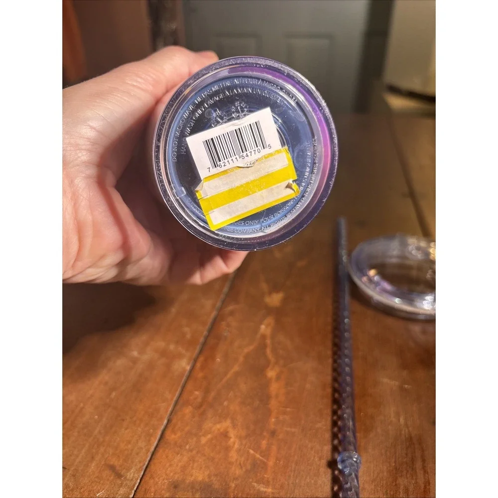 Starbucks 24 oz iridescent holographic unicorn‎ oil dome lid venti Tumbler.